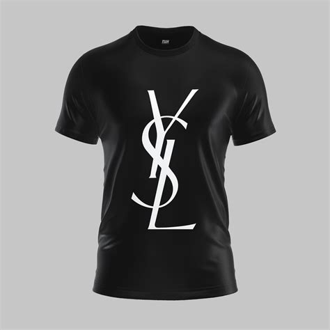 yellow ysl shirt|ysl graphic tees.